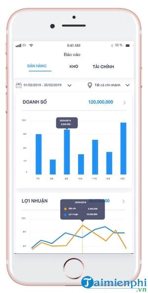 ung dung quan ly ban hang online mien phi
