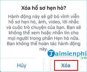 Cách xoá tài khoản hẹn hò trên Facebook