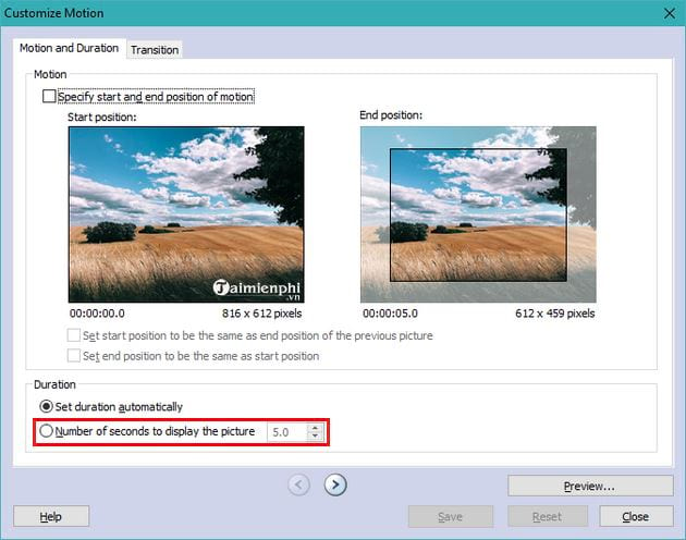 Huong using photo story 3 for windows 9