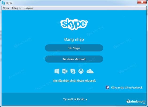 Cách tạo tài khoản Skype trên web