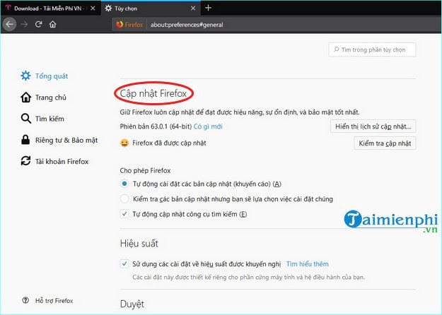 Cách tắt Update Firefox mới nhất 2020