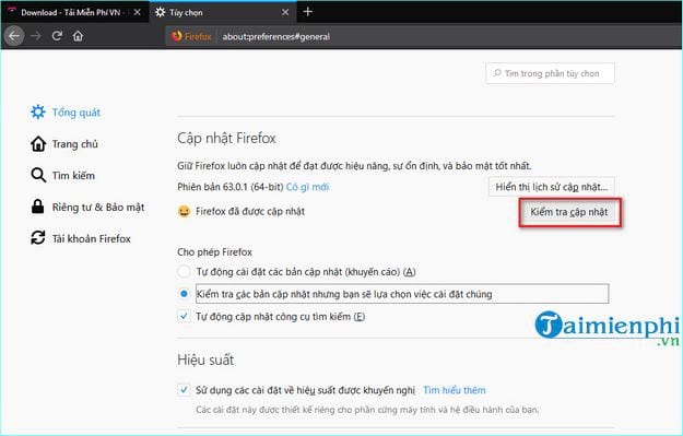 Cách tắt Update Firefox mới nhất 2020