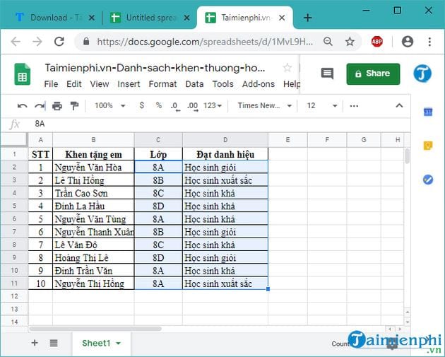 Hướng dẫn chuyển file Excel sang Google Sheets