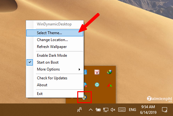 Cách thay đổi hình nền tự động theo ngày đêm trên Windows 10