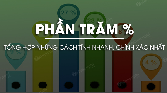 nhung cach tinh phan tram nhanh va chinh xac nhat