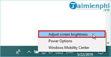 Tăng giảm độ sáng màn hình Laptop Acer