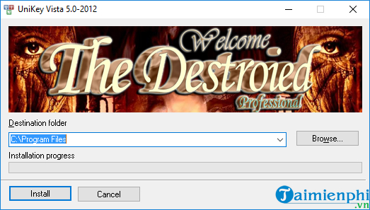 tai va cai dat unikey vista 5