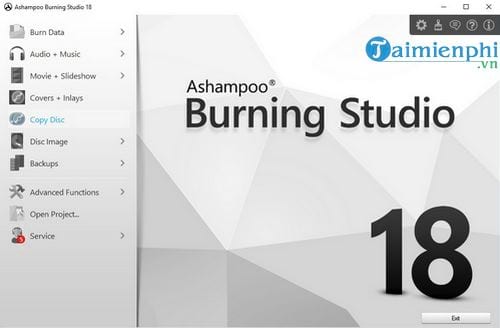 Cách dùng Ashampoo Burning Studio để ghi đĩa trên máy tính