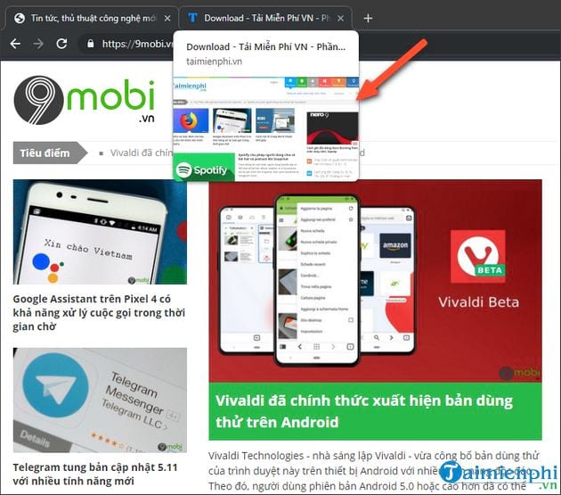 how to activate tab preview on google chrome 8
