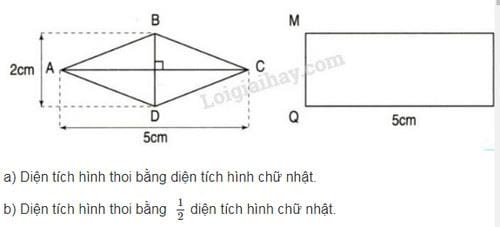 Giải Toán Lớp 4 Trang 142, 143 Diện Tích Hình Thoi - Piaggiotopcom