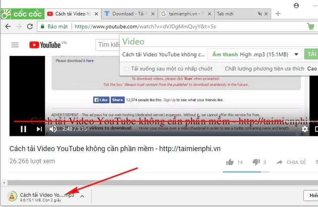 tai nhac tren youtube
