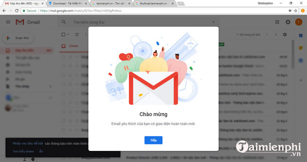 Cách cập nhật Gmail mới và trở về giao diện Gmail cũ