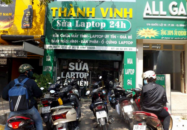 Top địa chỉ sửa laptop uy tín tại TP. Hồ Chí Minh