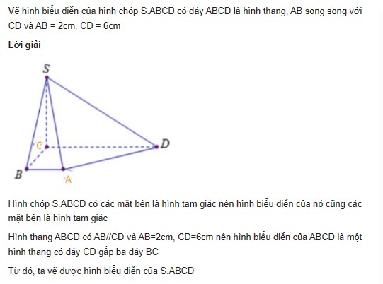Giải toán lớp 11 trang 100 sách KNTT tập 1, Phép chiếu song song 9 giai toan lop 11 trang 100 sach kntt tap 1 phep chieu song song 5