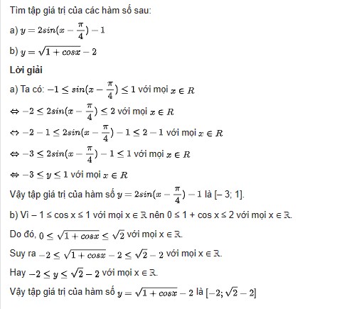 Giải toán lớp 11 trang 30 sách KNTT tập 1, Hàm số lượng giác 6 giai toan lop 11 trang 30 sach kntt tap 1 ham so luong giac 3