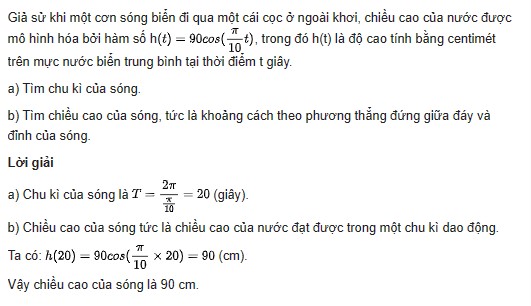 Giải toán lớp 11 trang 30 sách KNTT tập 1, Hàm số lượng giác 8 giai toan lop 11 trang 30 sach kntt tap 1 ham so luong giac 5