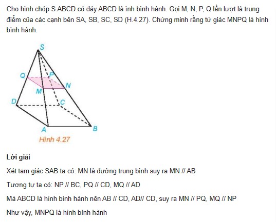 Giải toán lớp 11 trang 82, 83 sách KNTT tập 1, Hai đường thẳng song song 8 giai toan lop 11 trang 82 83 sach kntt tap 1 hai duong thang song song 3