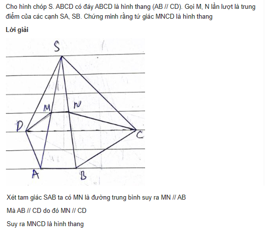 Giải toán lớp 11 trang 82, 83 sách KNTT tập 1, Hai đường thẳng song song 9 giai toan lop 11 trang 82 83 sach kntt tap 1 hai duong thang song song 4