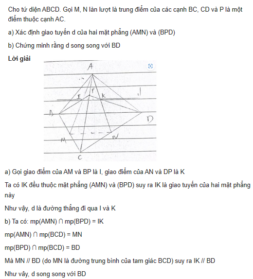 Giải toán lớp 11 trang 82, 83 sách KNTT tập 1, Hai đường thẳng song song 11 giai toan lop 11 trang 82 83 sach kntt tap 1 hai duong thang song song 6