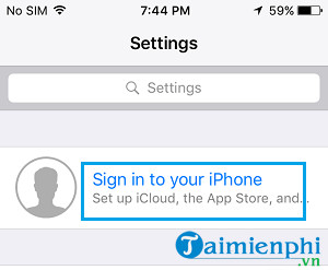 Cách sửa lỗi hiển thị thông báo Sign in to iCloud trên iPhone