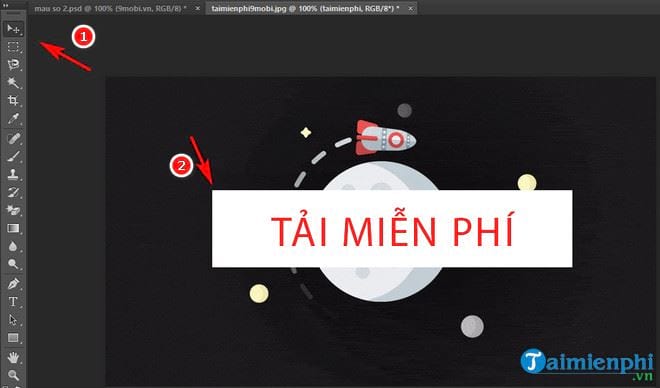 Cách làm chữ trong suốt bằng Photoshop trên máy tính