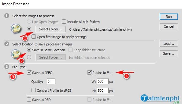 Cách resize nhiều ảnh cùng lúc bằng Photoshop