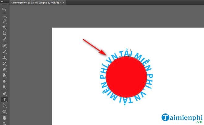 Cách viết chữ theo hình tròn trong Photoshop đơn giản nhất