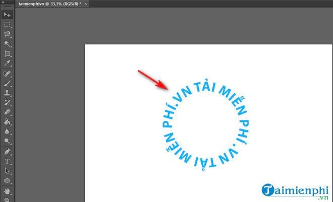 Cách viết chữ theo hình tròn trong Photoshop đơn giản nhất