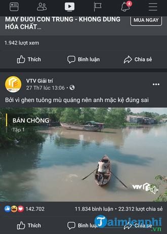 Cách xem video Facebook Watch trên điện thoại