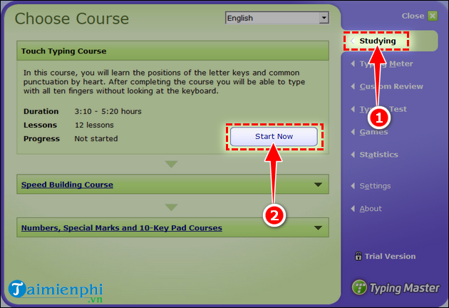 Cách tải và cài Typing Master 10, phần mềm gõ máy tính 10 ngón