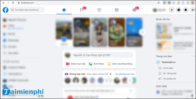 fastest way to change facebook interface 