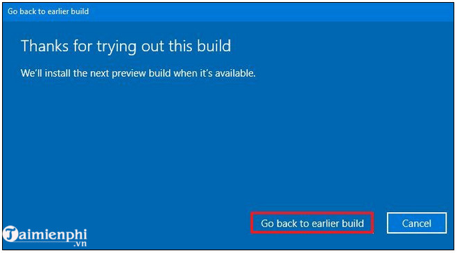 Cách gỡ bỏ cài đặt Windows 10 20H2