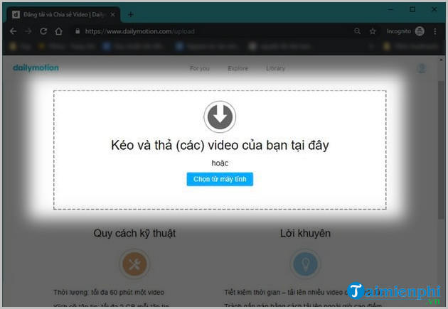 how to play dailymotion video