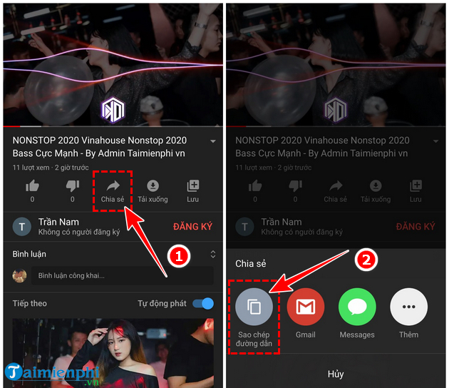 cach tai nhac mp3 youtube tat man hinh ve iphone