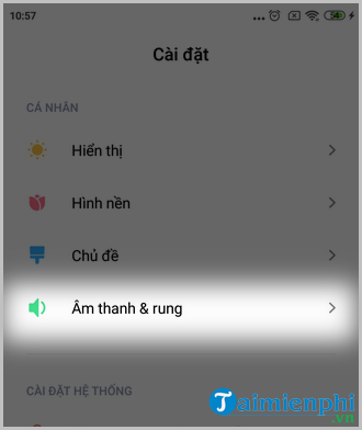 cach tat am ban phim dien thoai xiaomi