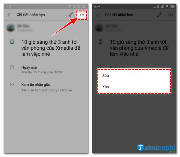 Cách dùng chức năng đặt nhắc hẹn cho bản thân trên Zalo mới 10 cach su dung tinh nang dat nhac hen cho ban than tren zalo moi 6
