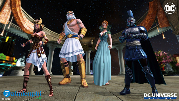 buoc chan vao the gioi tuyet voi trong game dc universe online 2