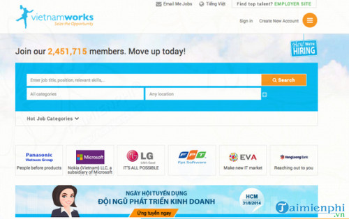 website tim viec lam