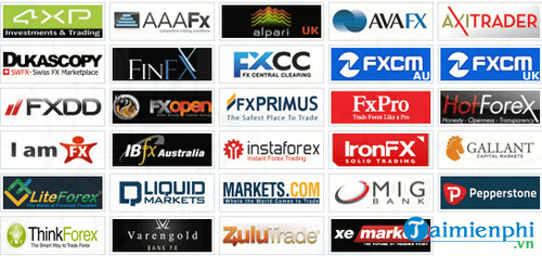 nhung san forex uy tin nhat