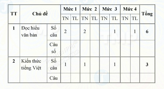 Cách làm đề thi học kì 2 môn Tiếng Việt lớp 2, 3 theo Thông tư 22 có ma trận