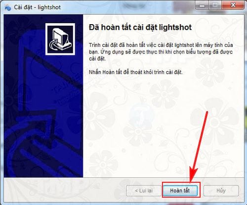 Cách cài LightShot, phần mềm chụp ảnh cho máy tính