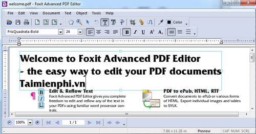 cach cai dat foxit pdf editor 11