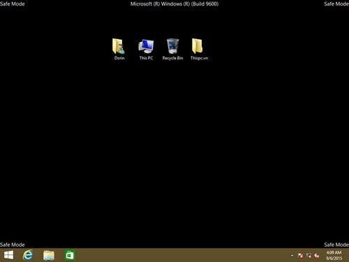 Cách vào Safe mode Windows 10 trong khi Boot vào Windows lỗi