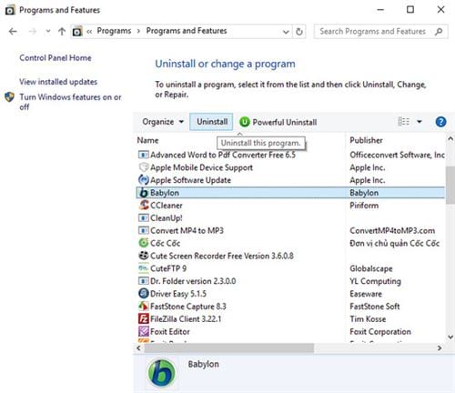 how to remove toolbars on chrome firefox ie and edge