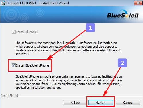 guide to install bluesoleil on pc