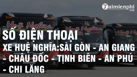 so dien thoai xe hue nghia sai gon an giang chau doc tinh bien an phu chi lang