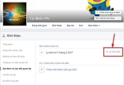 Hướng dẫn chuyển trạng thái góa trên facebook