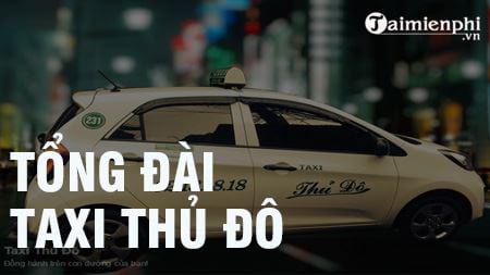 tong dai taxi thu do sdt hotline