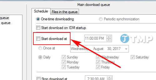 Cách hẹn giờ tắt máy tính bằng IDM khi tải file xong