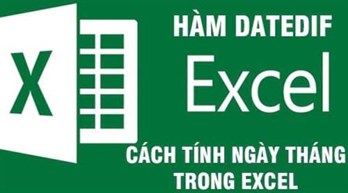 cach tinh ngay thang nam trong excel